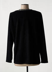 Gilet manches longues noir UNICA PLUS pour femme seconde vue