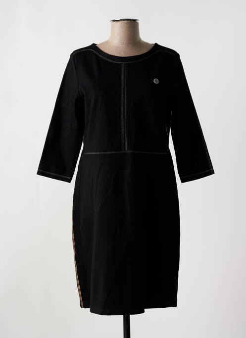Robe mi-longue noir CHRISTINE LAURE pour femme