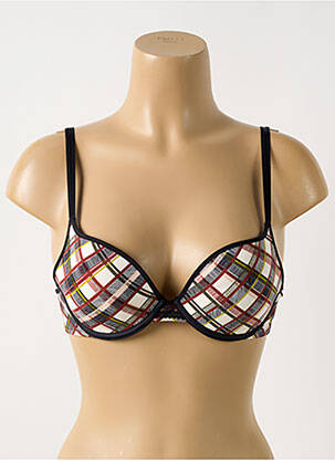 Soutien-gorge effet matière satinée haut soutien-gorge push-up rouge PASSIONATA femme