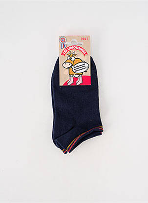 Chaussettes bleu LES LIMOUSINES pour femme