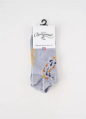 Chaussettes gris MAISON BROUSSAUD pour homme seconde vue