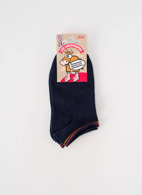 Chaussettes bleu LES LIMOUSINES pour femme
