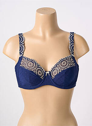 Soutien-gorge légère et transparente haut soutien-gorge emboitant bleu PRIMA DONNA femme