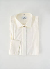 Chemise manches longues beige WILVORST pour homme seconde vue