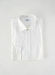 Chemise manches longues blanc WILVORST pour homme seconde vue