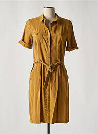 Robe courte manches courtes manches courtes beige EVA KAYAN femme