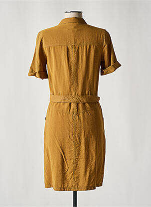 Robe courte manches courtes manches courtes beige EVA KAYAN femme