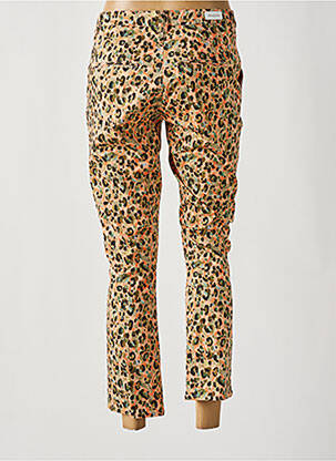 Pantalon 7/8 stretch taille normale orange MAYJUNE femme