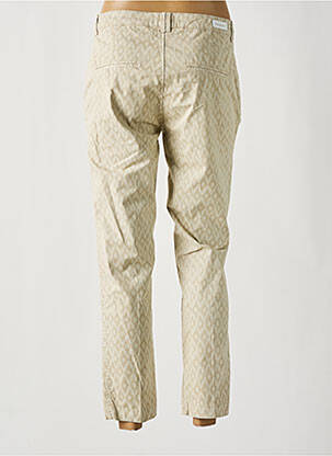 Pantalon 7/8 stretch taille normale beige MAYJUNE femme