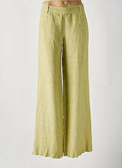 Pantalon large vert 120% LINO pour femme seconde vue