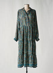 Robe longue bleu LAUREN VIDAL pour femme seconde vue