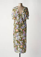 Robe mi-longue vert EMABLUES pour femme seconde vue