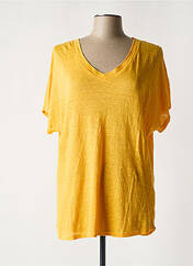 Top jaune LA FABBRICA DEL LINO pour femme seconde vue