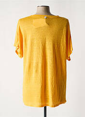 Top jaune LA FABBRICA DEL LINO pour femme seconde vue