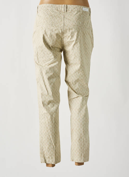 Pantalon 7/8 stretch taille normale beige MAYJUNE femme