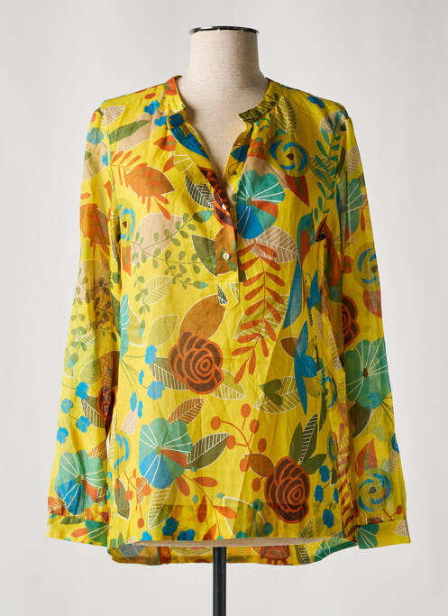 Blouse jaune 0039 ITALY pour femme