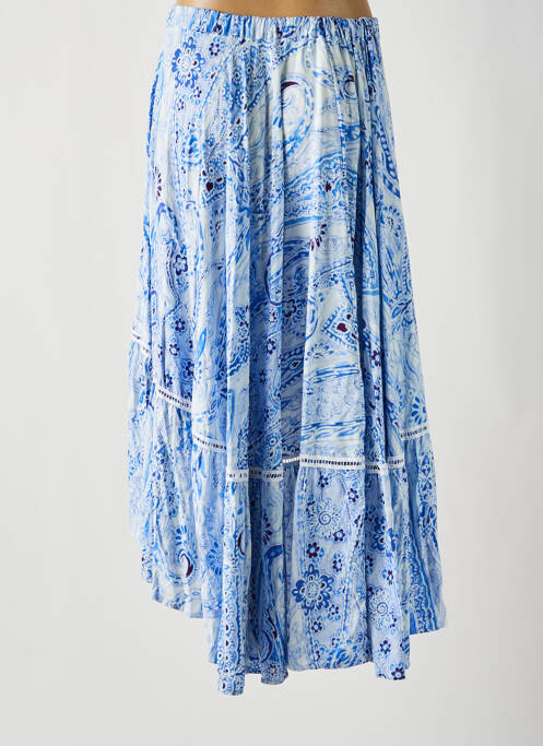 Jupe longue bleu PHO pour femme