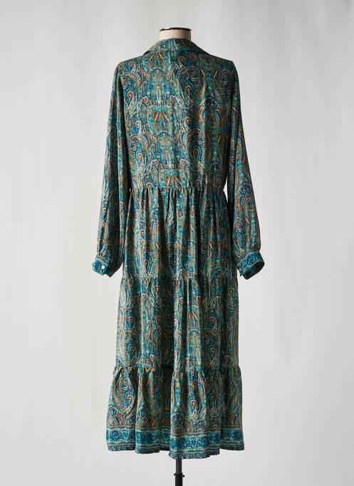 Robe longue bleu LAUREN VIDAL pour femme