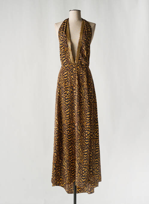 Robe longue marron LOLA CASADEMUNT pour femme