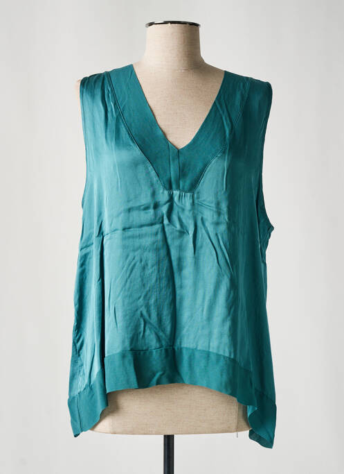 Top bleu LAUREN VIDAL pour femme