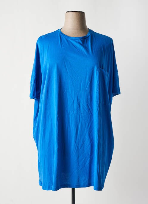 Tunique manches courtes bleu OTTOD'AME pour femme