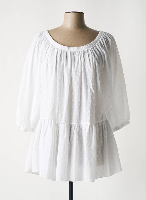 Tunique manches longues blanc B.YU pour femme