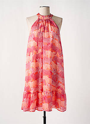 Robe courte sans manche sans manche rose MOLLY BRACKEN femme