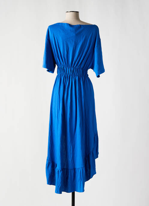 Robe mi-longue bleu LILI SIDONIO pour femme