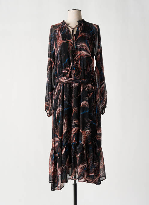 Robe mi-longue noir MOLLY BRACKEN pour femme