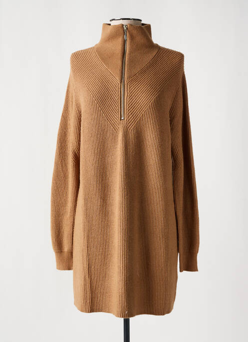 Robe pull beige B.YOUNG pour femme