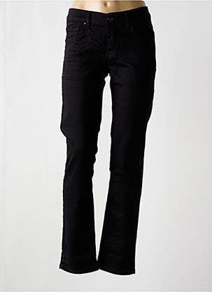 Jeans coupe droite stretch taille normale noir ARMITA femme