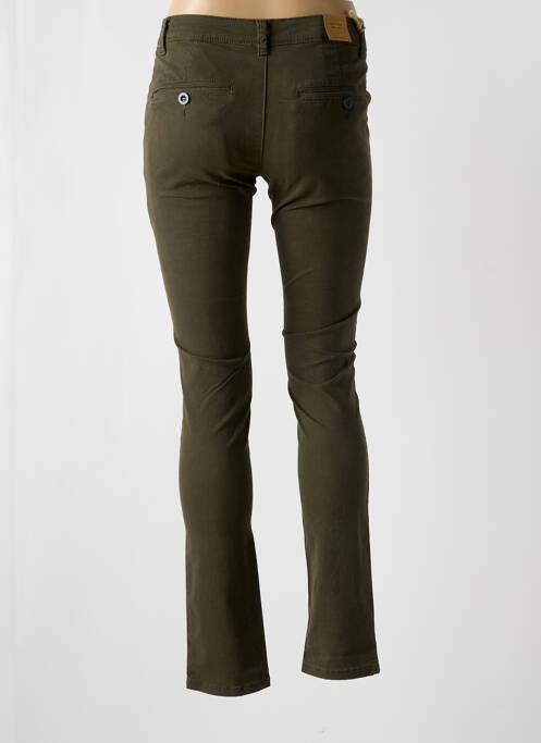 Pantalon chino vert LEEYO JEANS femme