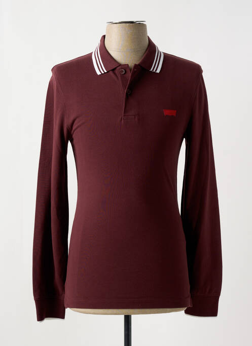 Polo rouge LEVIS pour homme
