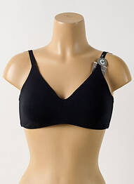 Soutien-gorge sans armature haut soutien-gorge moulé noir SCHIESSER femme