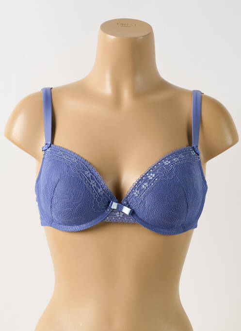 Soutien-gorge bleu PIEGE pour femme