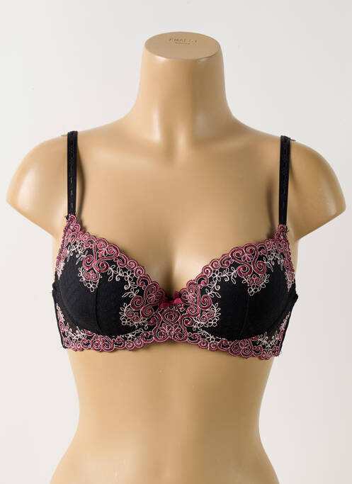 Soutien-gorge noir PIEGE pour femme