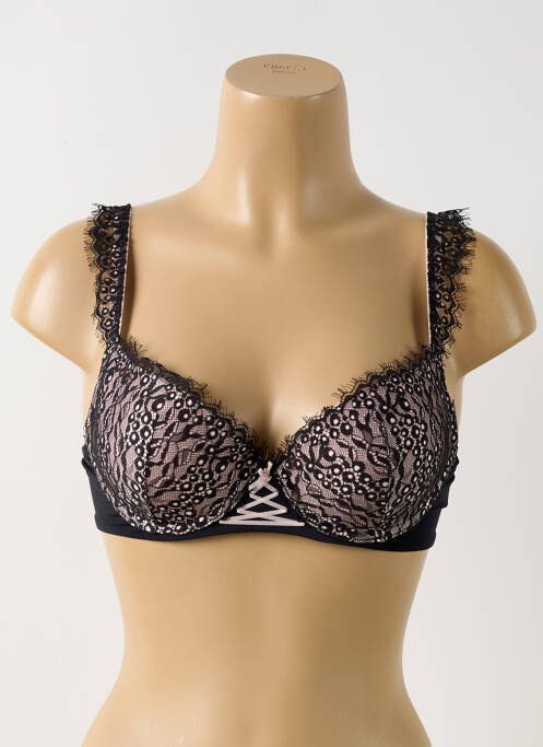 Soutien-gorge noir PIEGE pour femme