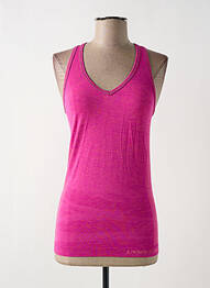 Top coupe cintrée sans manche rose PROMISE femme