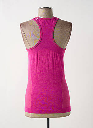Top coupe cintrée sans manche rose PROMISE femme