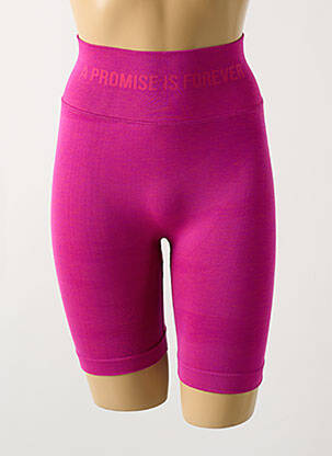 Cycliste stretch taille haute rose PROMISE femme