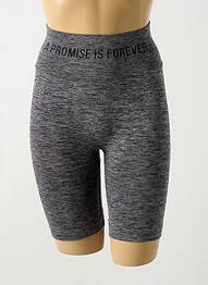Cycliste stretch taille haute gris PROMISE femme