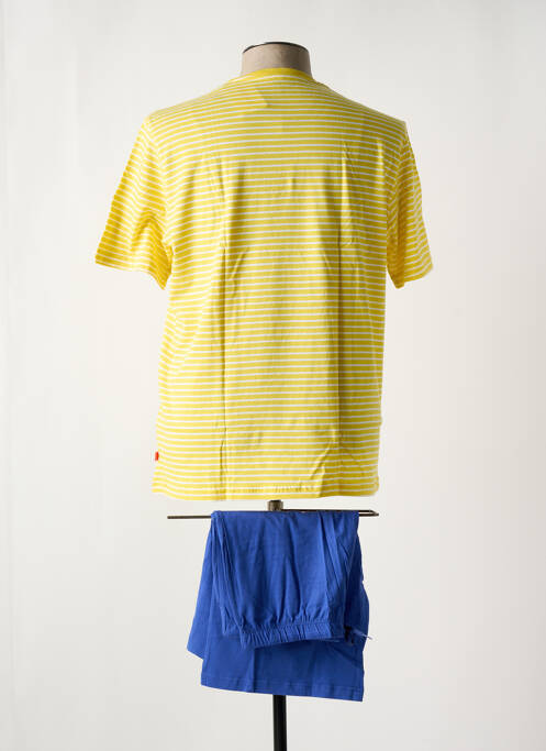 Pyjama col rond jaune EMINENCE homme