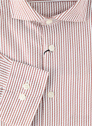 Chemise manches longues manches longues marron SELECTED homme