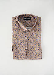 Chemise manches courtes marron BANDE ORIGINALE pour homme seconde vue