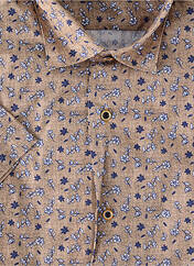 Chemise manches courtes marron BANDE ORIGINALE pour homme seconde vue