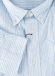 Chemise manches longues bleu SELECTED pour homme seconde vue