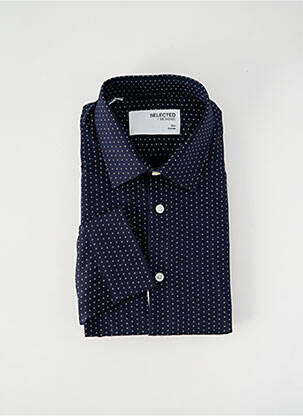 Chemise manches longues manches longues bleu SELECTED homme