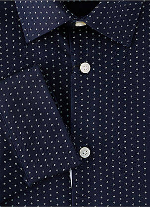 Chemise manches longues manches longues bleu SELECTED homme