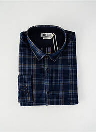 Chemise manches longues imprimé écossais bleu LEE COOPER homme