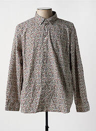 Chemise manches longues imprimé fantaisie vert CAMBRIDGE homme